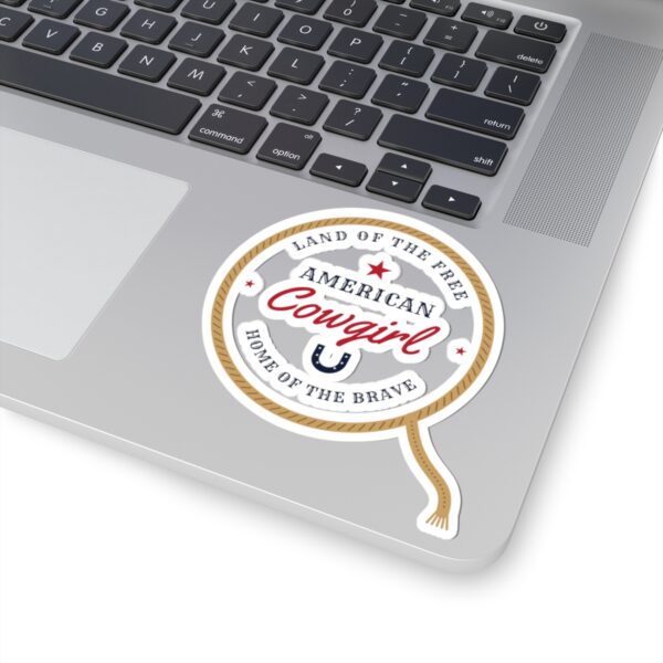 American Cowgirl Western Sticker