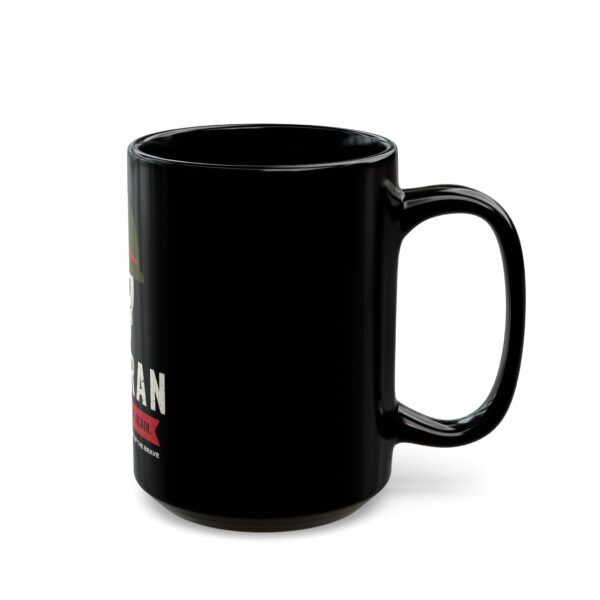 Veteran Helmet Skull I Served I'd Do It Again Black Mug