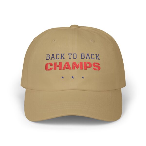 Back to Back Champs Dad Hat, Khaki