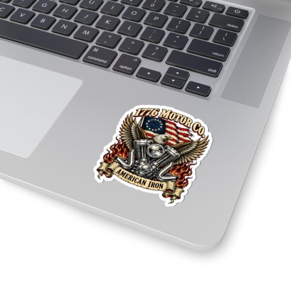 1776 Motor Co. American Iron Sticker