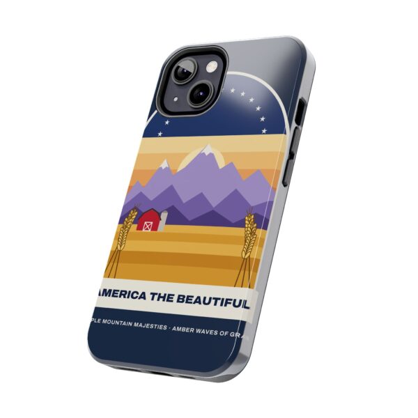 America the Beautiful Vintage Poster Tough Phone Case