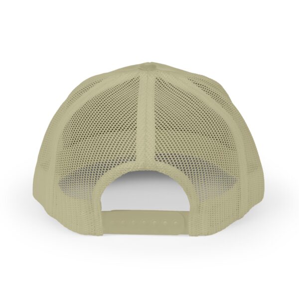 Marines Veteran Script Trucker Hat, Black