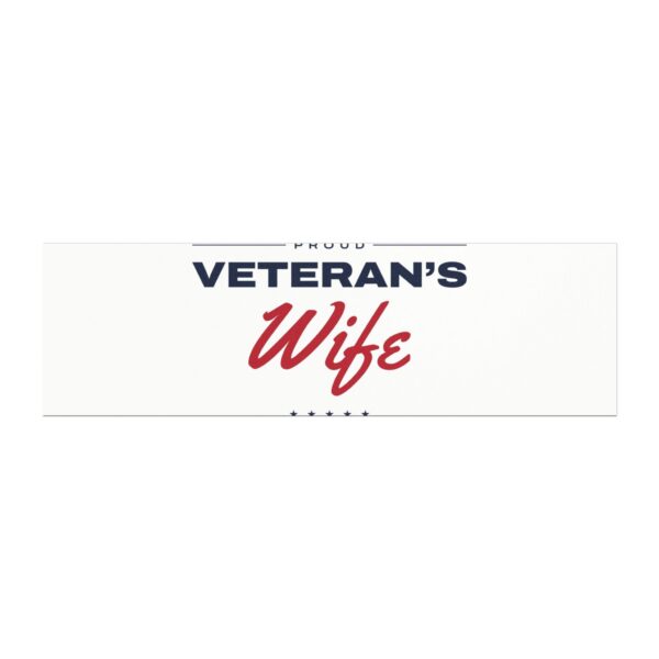 Proud Veteran's Wife Car Magnet