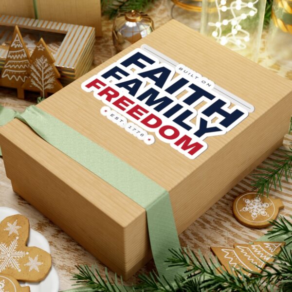 Faith Family Freedom Sticker