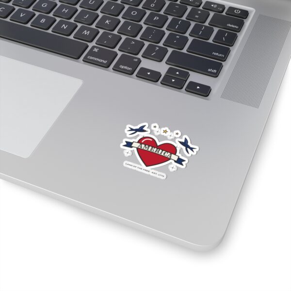American Traditional Tattoo Heart Sticker
