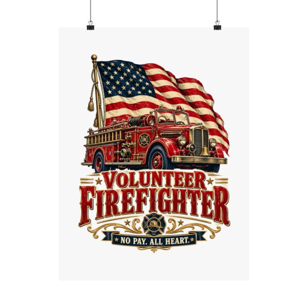 Volunteer Firefighter Poster