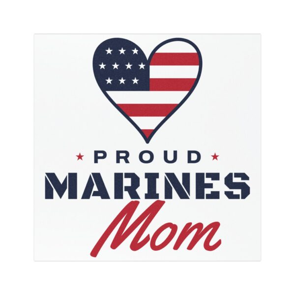 Proud Marines Mom Car Magnet
