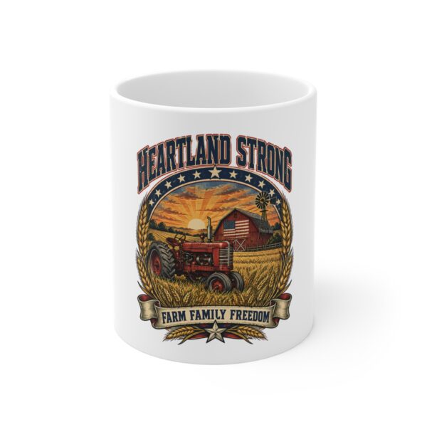 Heartland Strong Tractor & Barn Mug