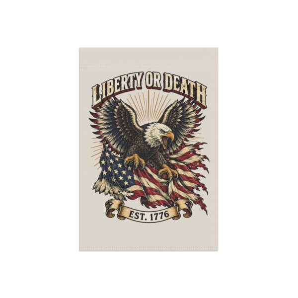 Liberty or Death Eagle Garden Flag