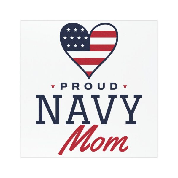 Proud Navy Mom Car Magnet