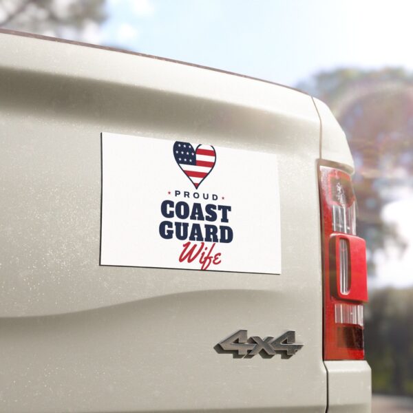 Proud Coast Guard Wife Car Magnet