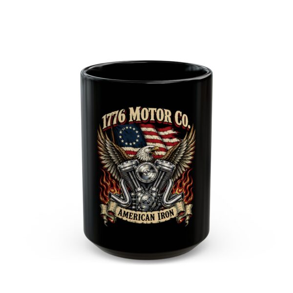 1776 Motor Co. American Iron Black Mug