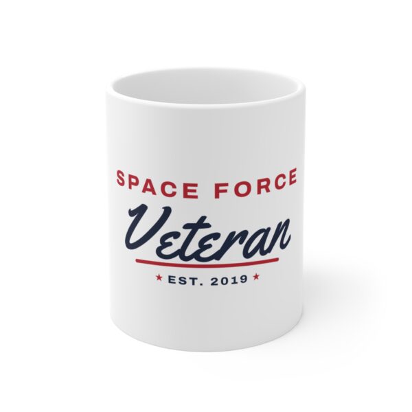 Space Force Veteran Script Mug