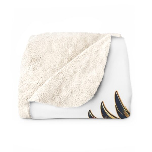 Air Force Veteran Wings of Freedom Sherpa Fleece Blanket
