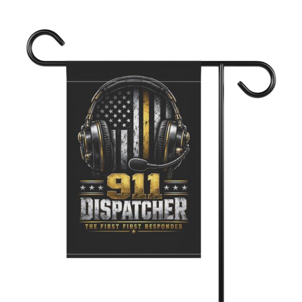 911 Dispatcher Garden Flag