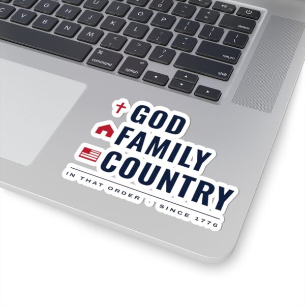 God Family Country Sticker