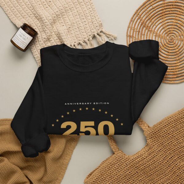 250 Years 1776-2026 Anniversary Edition Crewneck Sweatshirt, Black