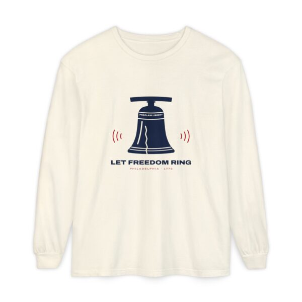 Let Freedom Ring Liberty Bell Long Sleeve Tee, Ivory