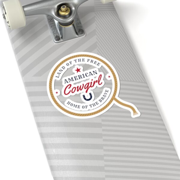 American Cowgirl Western Sticker