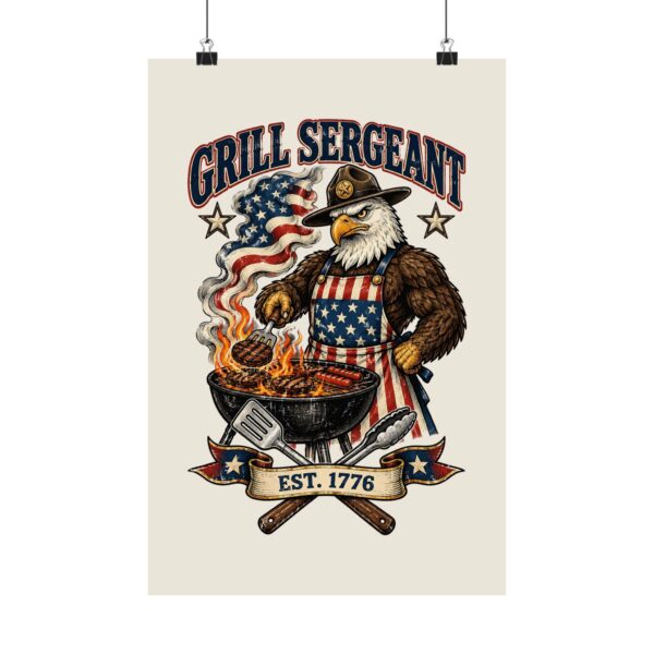 Grill Sergeant Eagle Poster