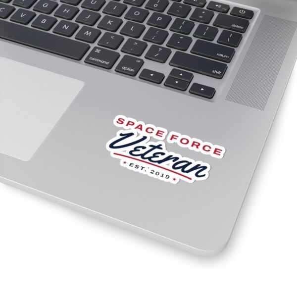 Space Force Veteran Script Sticker