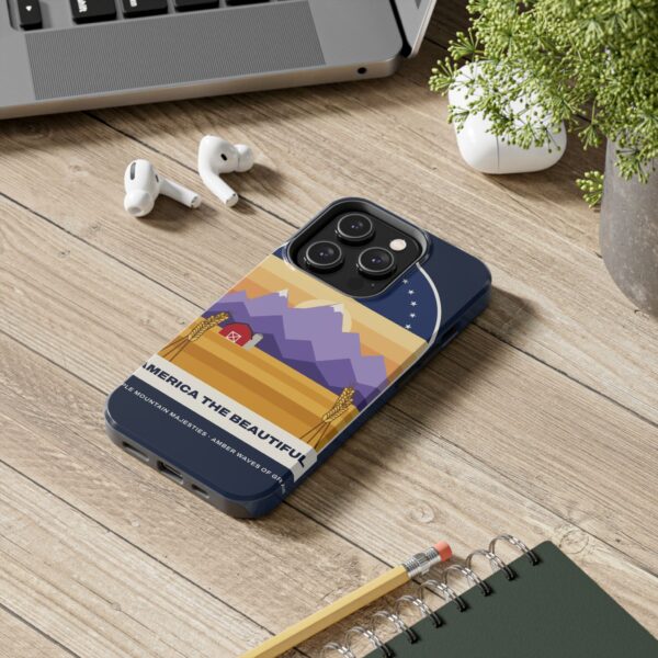 America the Beautiful Vintage Poster Tough Phone Case