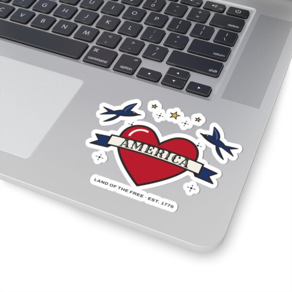American Traditional Tattoo Heart Sticker