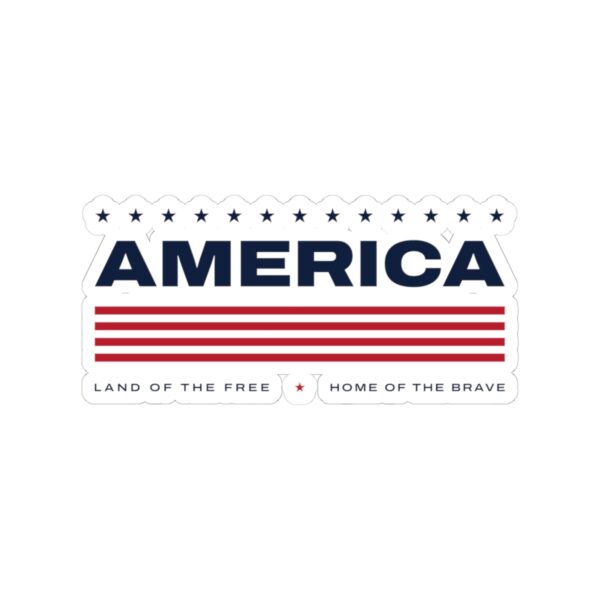 America Stars & Stripes Sticker