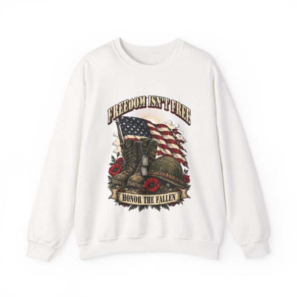 Freedom Isn't Free Honor the Fallen Crewneck Sweatshirt