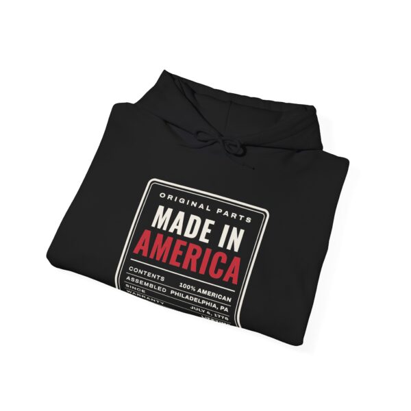 Made in America Hoodie, Black
