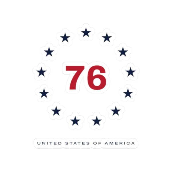 Thirteen Star 76 Seal Sticker
