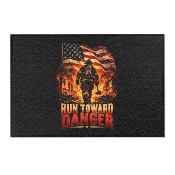 Run Toward Danger Area Rug