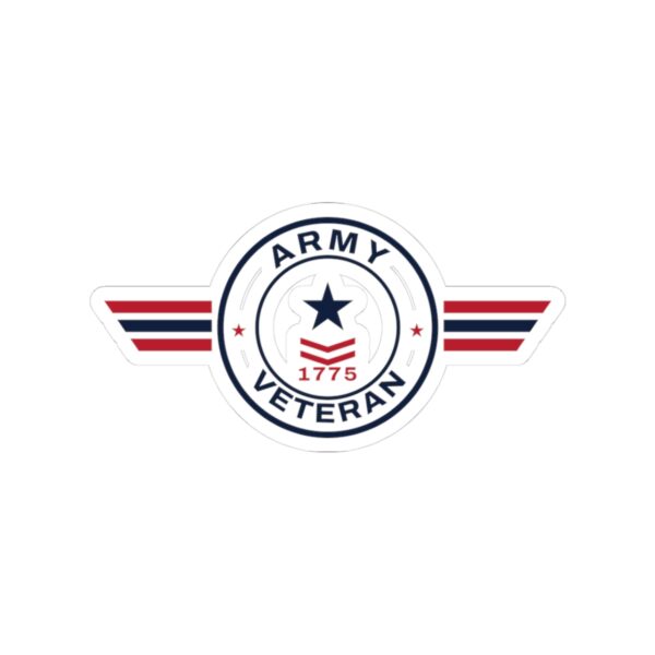 Army Veteran Patch Sticker