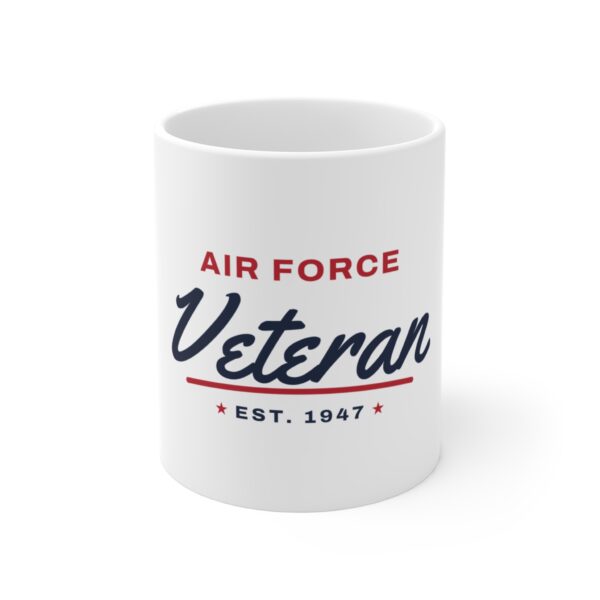 Air Force Veteran Script Mug