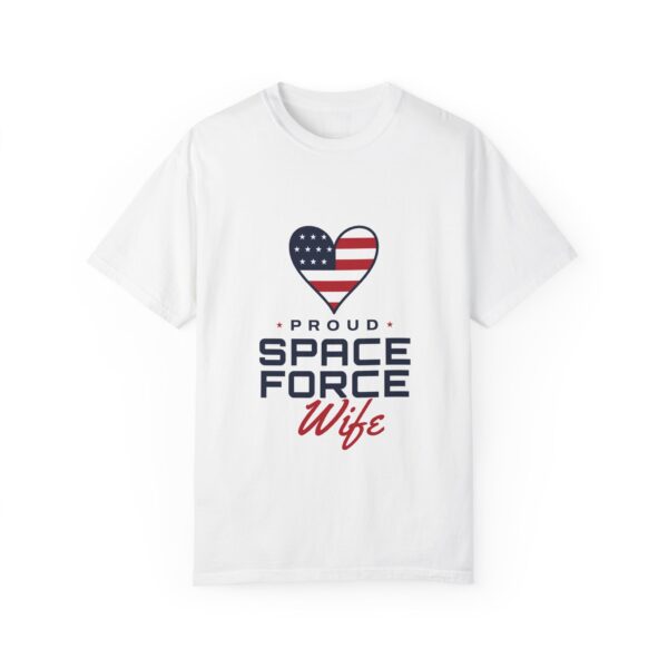 Proud Space Force Wife Tee, White