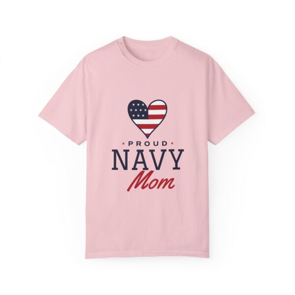 Proud Navy Mom Tee, Blossom