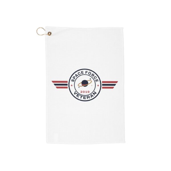 Space Force Veteran Patch Golf Towel