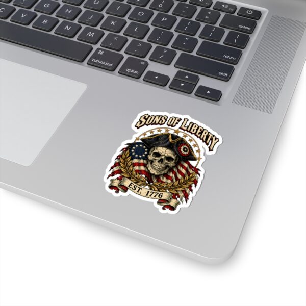 Sons of Liberty Skull Sticker