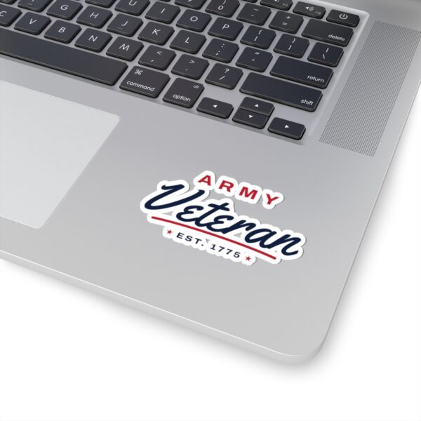 Army Veteran Script Sticker