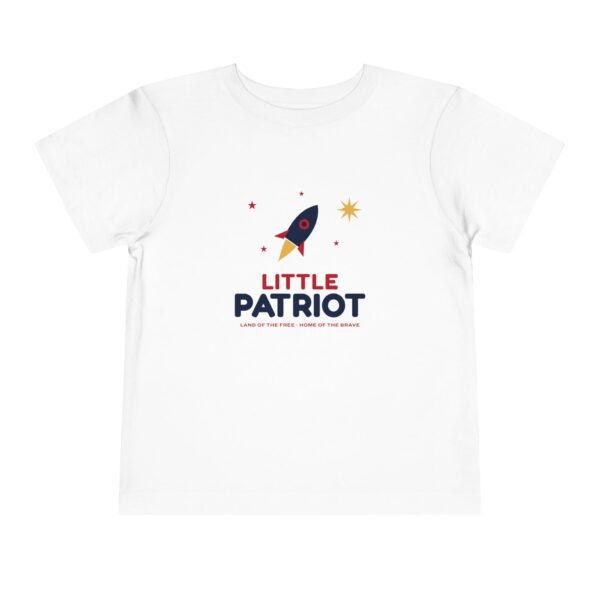 Little Patriot Toddler Tee, White