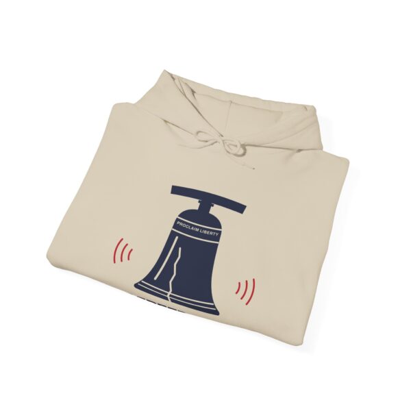 Let Freedom Ring Liberty Bell Hoodie, Sand