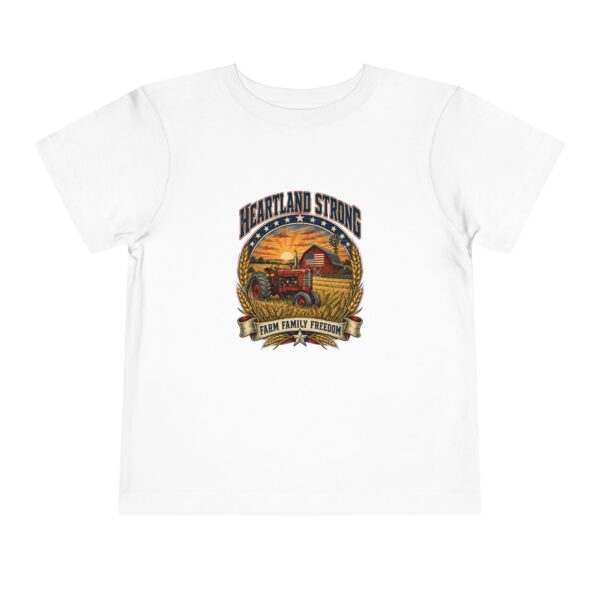 Heartland Strong Tractor & Barn Toddler Tee, White