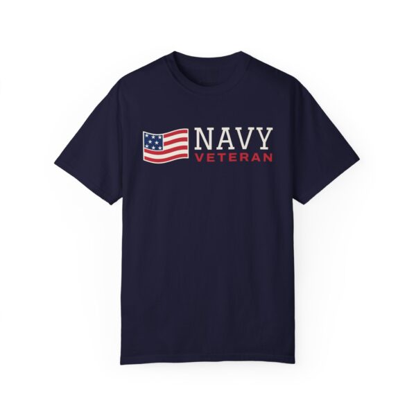 Navy Veteran Flag Tee, True Navy