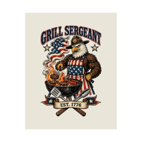 Grill Sergeant Eagle Poster