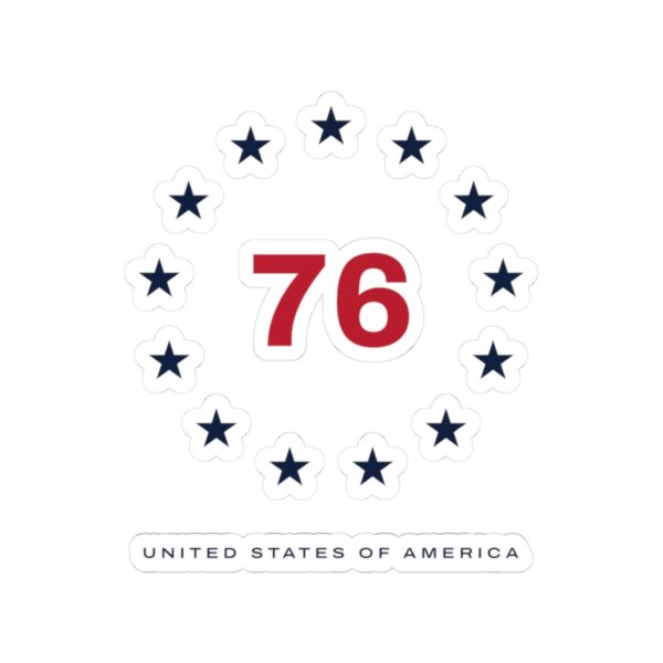 Thirteen Star 76 Seal Sticker