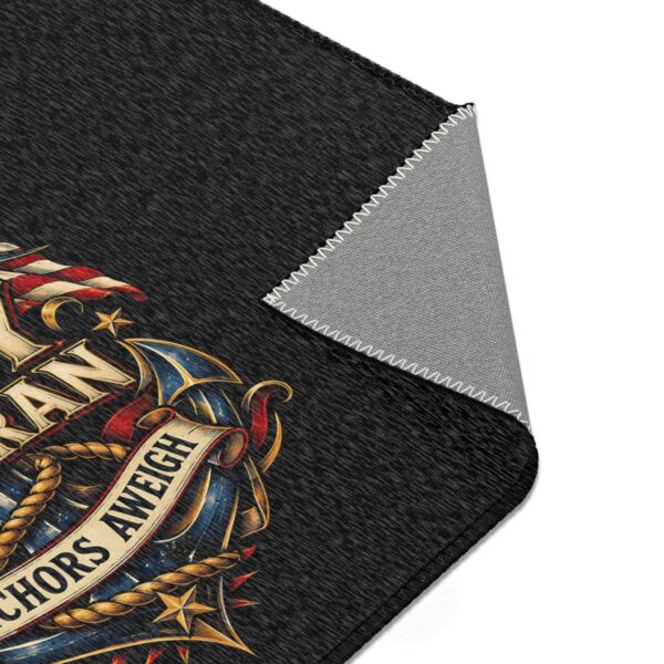 Navy Veteran Anchors Aweigh Area Rug