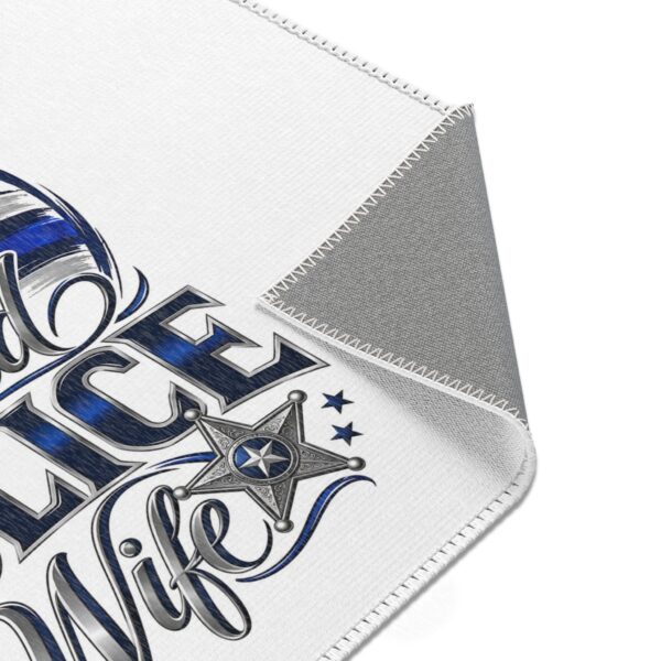 Proud Police Wife Area Rug