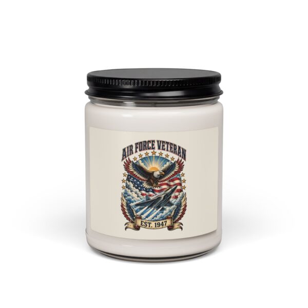 Air Force Veteran Eagle & Jet Soy Candle