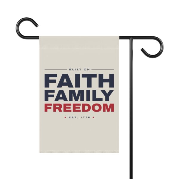 Faith Family Freedom Garden Flag