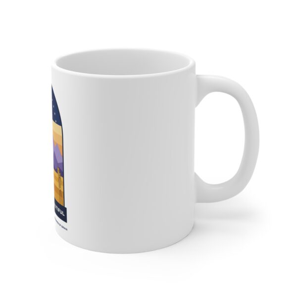 America the Beautiful Vintage Poster Mug